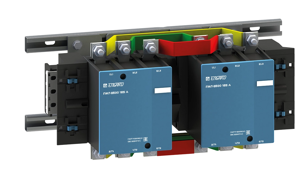 Контактор электромагнитный реверсивный ПМЛ-8500 185A 230B 2НО