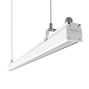 Светодиодный светильник VARTON Mercury Mall IP54 748x54x58 мм линза 89°x115 30 Вт 4000 K белый RAL9003 муар