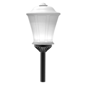 Светодиодный светильник VARTON парковый Omni-T торшерный 40 Вт 3000 K RAL9005 черный муар