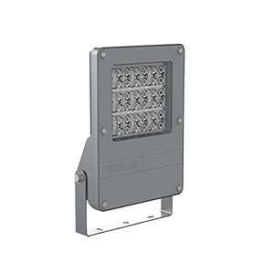 Светодиодный светильник VARTON прожектор FL-Pro 30°x50° 100 Вт 5000 K RAL7045 муар
