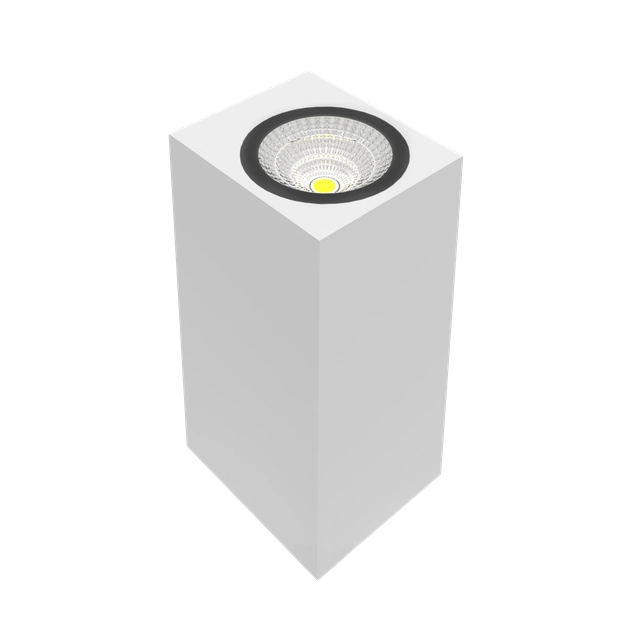 Светодиодный светильник VARTON настенный WL-Cube IP54 10 Вт 3000 K угол 60° 80х150х65 мм белый