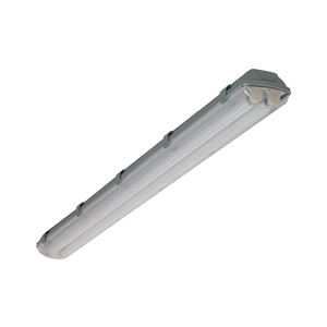 Люминесцентный светильник VARTON ЛПП 2х36 накладной 1262х124х85 мм IP65 с прозрачным рассеивателем аварийный автономный постоянного действия