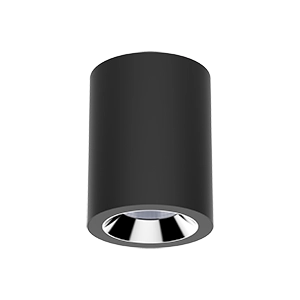 Светодиодный светильник VARTON DL-02 Tube накладной 220х150 мм 55 Вт 3000 K 35° RAL9005 черный муар